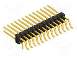 Connector: pin strips; pin header; male; PIN: 26; 2.54mm; SMT,THT