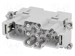 Connector: HAN; male; Han Com; PIN: 18(6+12); size 16B; Inom 1: 40A
