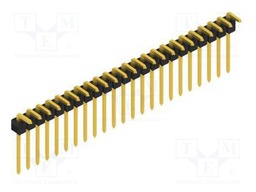 Connector: pin strips; pin header; male; PIN: 23; 2.54mm; THT; 1x23