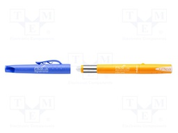 Marker: gel crayon marker; white; 8mm