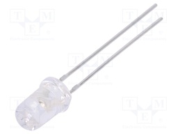 LED; 5mm; green; 14000÷23000mcd; 30°; Front: convex