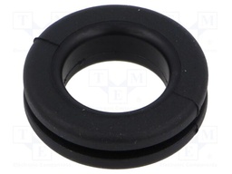 Grommet; black; UL94HB; TPR