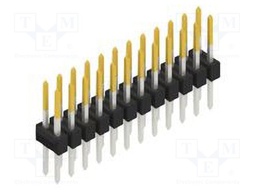 Connector: pin strips; pin header; male; PIN: 24; 2.54mm; THT; 2x12