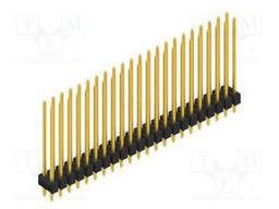 Connector: pin strips; pin header; male; PIN: 44; 2.54mm; THT; 2x22