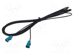 Cable; 5m; Fakra female,both sides; Car brand: universal