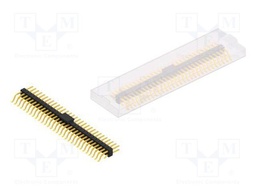 Connector: pin strips; pin header; male; PIN: 60; 2.54mm; SMT; 2x30