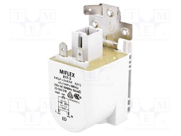 Filter: anti-interference; mains; 250VAC; Cx: 0.47uF; Cy: 4.7nF; 1mH
