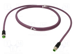 Cable: for sensors/automation; PIN: 4; 2m; 60VDC; 60VAC; 4A; Cores: 2
