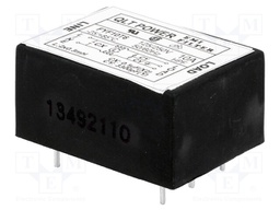 Filter: anti-interference; 250VAC; Cx: 100nF; Cy: 3.3nF; 0.3mH; THT