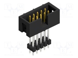 Connector: pin strips; pin header; male; PIN: 10; 2.54mm; THT; 2x5