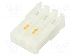 Plug; wire-board; female; PIN: 3; 3.96mm; IDC; for cable; MAS-CON