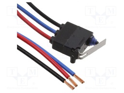 Microswitch SNAP ACTION; with short lever; SPDT; 0.1A/100VAC