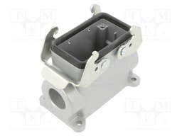 Enclosure: for HDC connectors; C146; size E10; with double latch