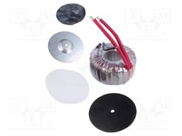 Transformer: toroidal; 600VA; 230VAC; 12V; 50A; 4.7kg; Leads: cables