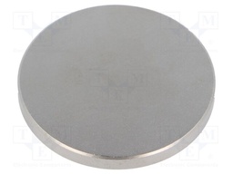 Magnet: permanent; neodymium; 125N; Ø: 48mm; H: 5mm