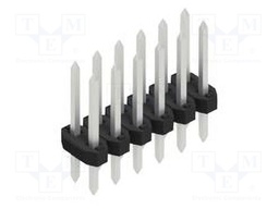 Connector: pin strips; pin header; male; PIN: 12; 2mm; THT; 2x6; 100V