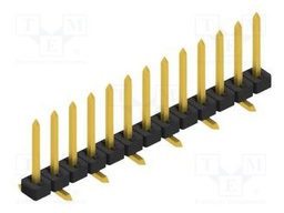 Connector: pin strips; pin header; male; PIN: 13; 2mm; SMT; 1x13