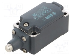 Limit switch; pin plunger Ø10mm; NO + NC; 10A; max.500VAC; PG13,5