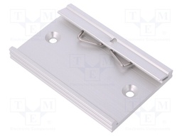 DIN rail mounting bracket; Mat: aluminium; 75mm; Rail: TS35
