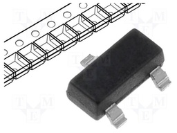 IC: voltage regulator; LDO,fixed; 3.3V; 0.15A; SOT23A; SMD; ±0.5%
