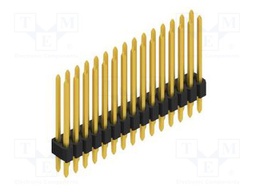 Connector: pin strips; pin header; male; PIN: 30; 1.27mm; THT; 2x15