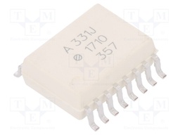 Optocoupler; SMD; Channels: 1; Out: gate; 5kV; SO16
