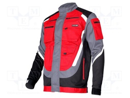 Sweatshirt; Size: XXL; red, black, grey; multi use; 270g/m2