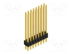Connector: pin strips; pin header; male; PIN: 16; 1.27mm; THT; 2x8