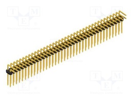 Connector: pin strips; pin header; male; PIN: 76; 2mm; THT; 2x38