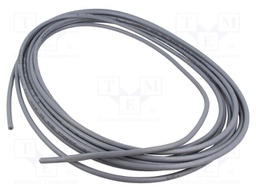 Wire; OZ-HF-CY; 2x0,5mm2; braid made of copper wires; PVC; grey