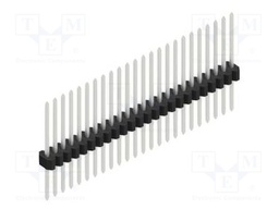 Connector: pin strips; pin header; male; PIN: 24; 1.27mm; THT; 1x24