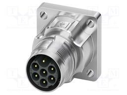 Connector: M17; socket; M17 PRO; PIN: 7; 630V; 14A; IP67; 6+PE