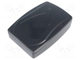Enclosure: multipurpose; X: 96mm; Y: 136mm; Z: 39mm; ABS; black