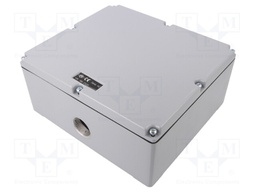 Enclosure: multipurpose; X: 205mm; Y: 230mm; Z: 102mm; with hole