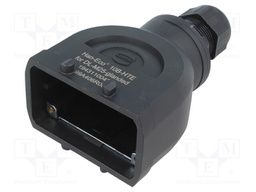 Enclosure: for rectangular connectors; Han Eco B; size 10B; M25