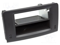 Radio frame; Mercedes; 2 DIN; silver