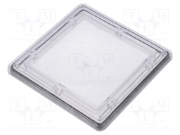 Inspection windows; polycarbonate; 103x103x11mm