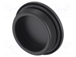 Stopper; polyamide; black; IP68; Entrelec; Gland: PG21; 8mm