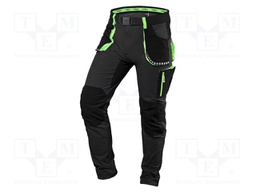 Dungarees; Size: XXXL; black; Premium; slim; 170g/m2