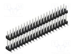 Connector: pin strips; pin header; male; PIN: 42; 2mm; SMT; 2x21
