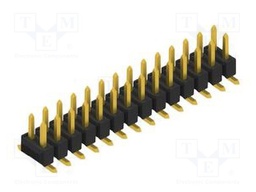 Connector: pin strips; pin header; male; PIN: 28; 2.54mm; SMT; 2x14