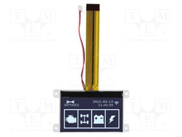 Display: LCD; 128x64; FSTN Negative; black; 89.7x49.8x6mm; LED