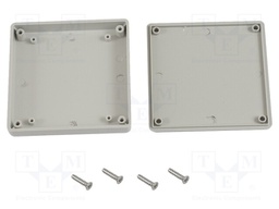 Enclosure: multipurpose; X: 80mm; Y: 80mm; Z: 15mm; 1551 MINI; ABS