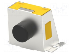 Microswitch TACT; SPST-NO; Pos: 2; 0.05A/24VDC; PCB,SMT; none; 2.6N