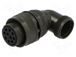 Connector: circular; Series: DS/MS; plug; female; PIN: 10; for cable