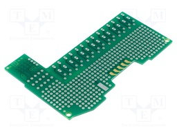 Prototype board; green; UL94V-0; Series: ME-IO 18.8; Mat: FR 4-21
