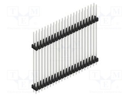 Connector: pin strips; pin header; male; PIN: 44; 2.54mm; THT; 2x22