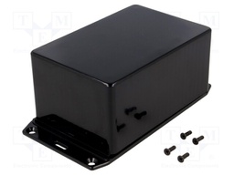 Enclosure: multipurpose; X: 80mm; Y: 120mm; Z: 59mm; 1591; ABS; black