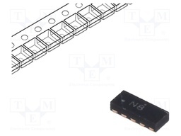 Diode: Transil array; 5V; 2A; bidirectional; 30W; DFN10; Channels: 4