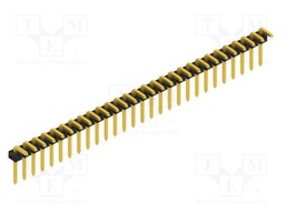 Connector: pin strips; pin header; male; PIN: 28; 2.54mm; THT; 1x28